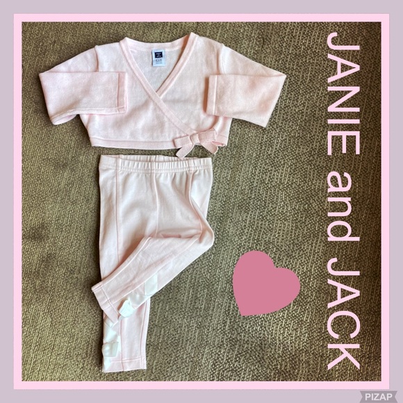 Other - JANIE and JACK BABY PINK 2pc. OUTFIT
